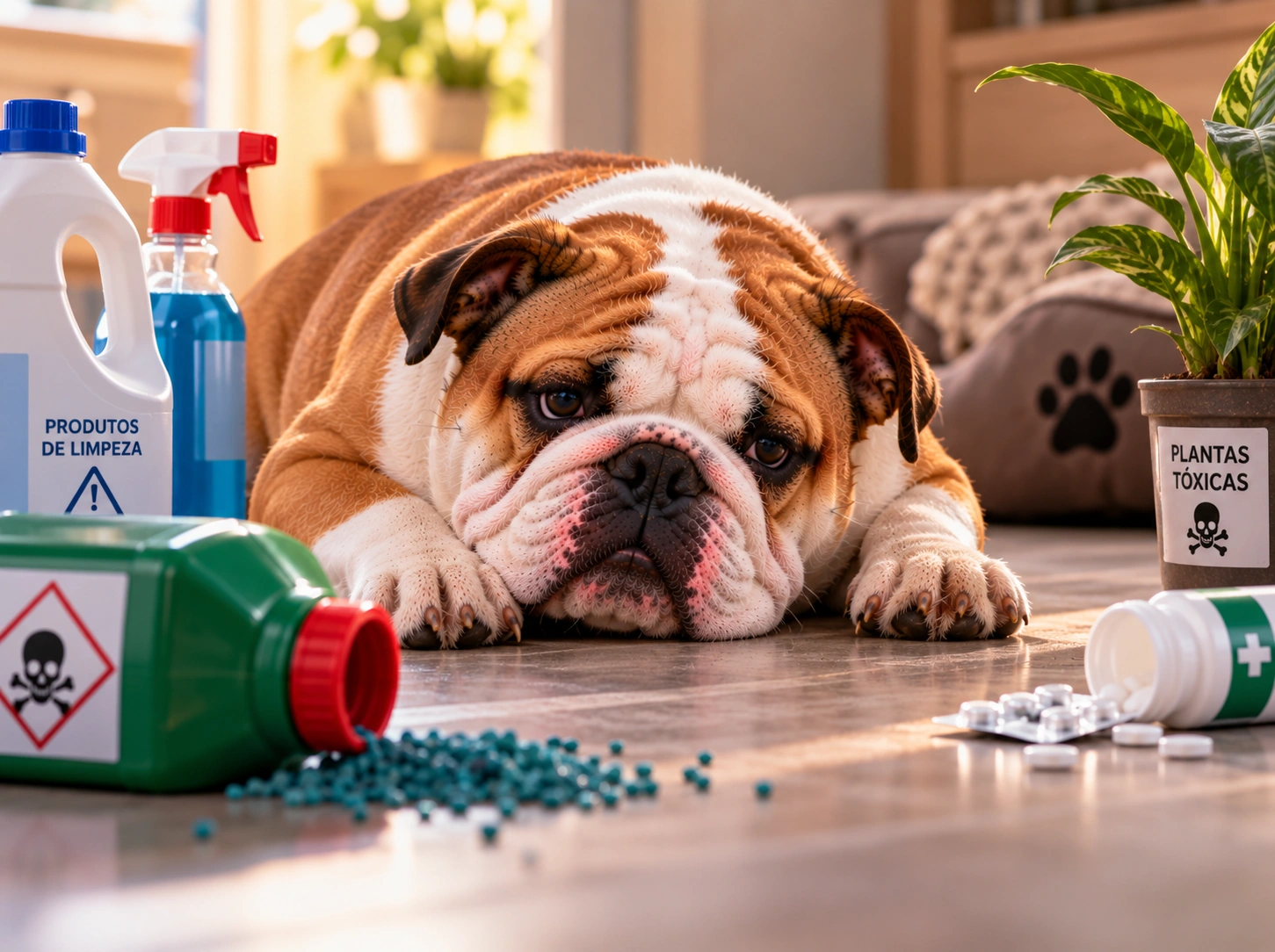 Bulldogue e Perigos Domésticos